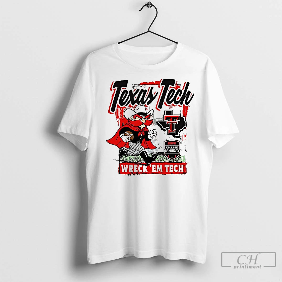 Premium Texas Tech Red Raiders Football College Gameday Wreck Em Mascot T-Shirts, Hoodie, Sweatshirt | InkNestWear.com