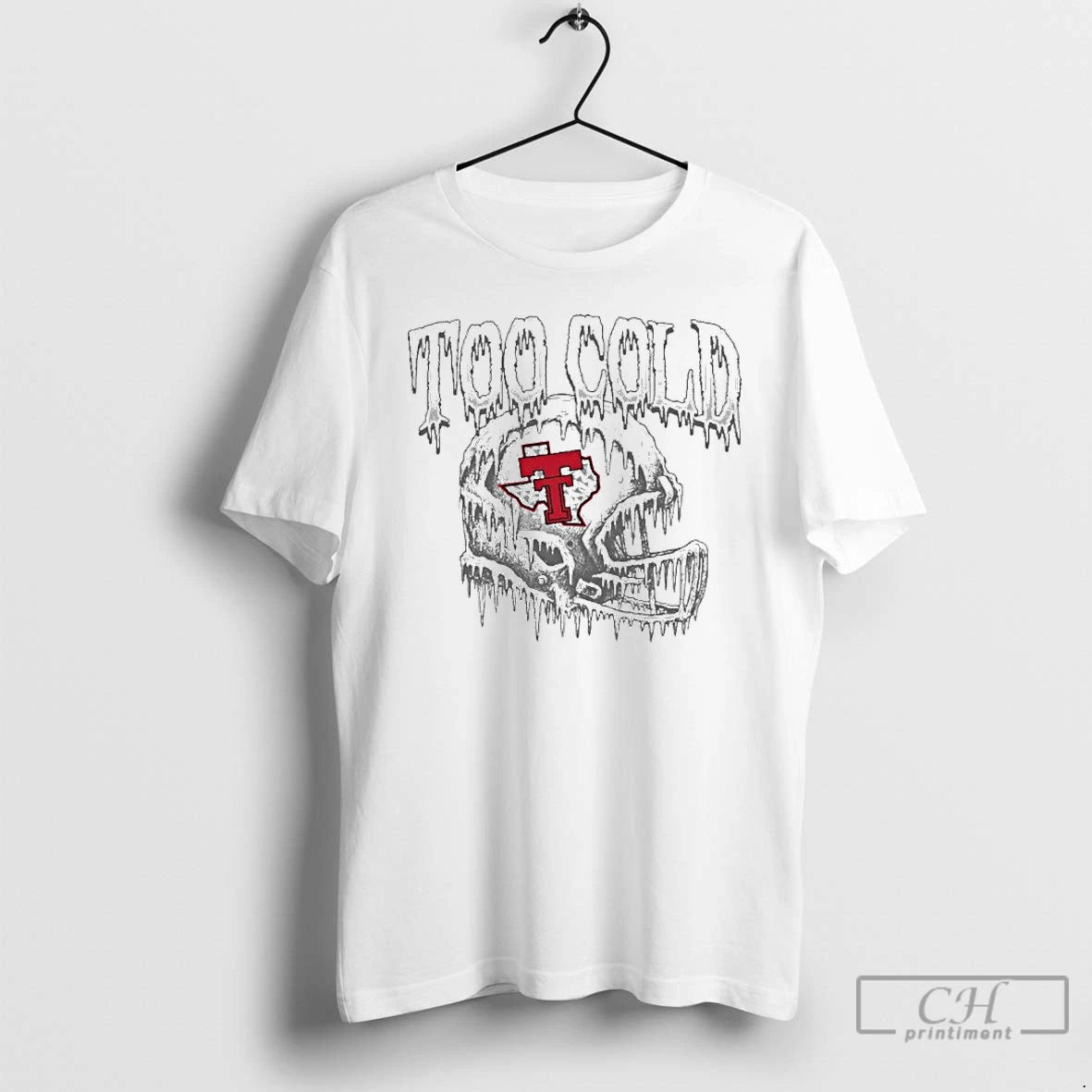 Premium Texas Tech Too Cold Helmet T Shirts Hoodie, Sweatshirt | InkNestWear.com