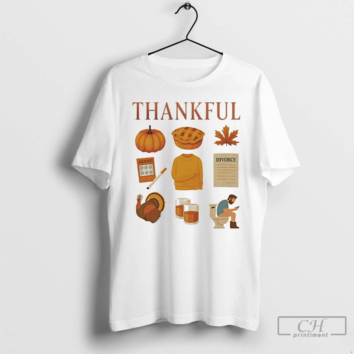 Premium Thankful Thanksgiving Doodles T Shirts Hoodie, Sweatshirt | InkNestWear.com