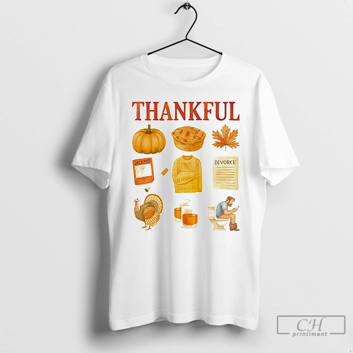 Premium Thankful Things Thanksgiving T Shirts Hoodie, Sweatshirt | InkNestWear.com