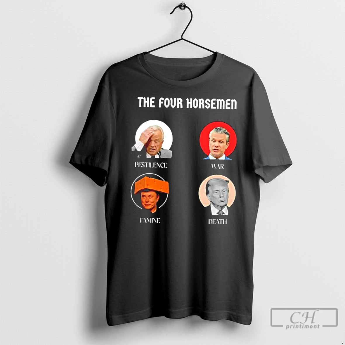 Premium The 4 Horsemen Elon Musk Famine Trump Death T-Shirts, Hoodie, Sweatshirt | InkNestWear.com
