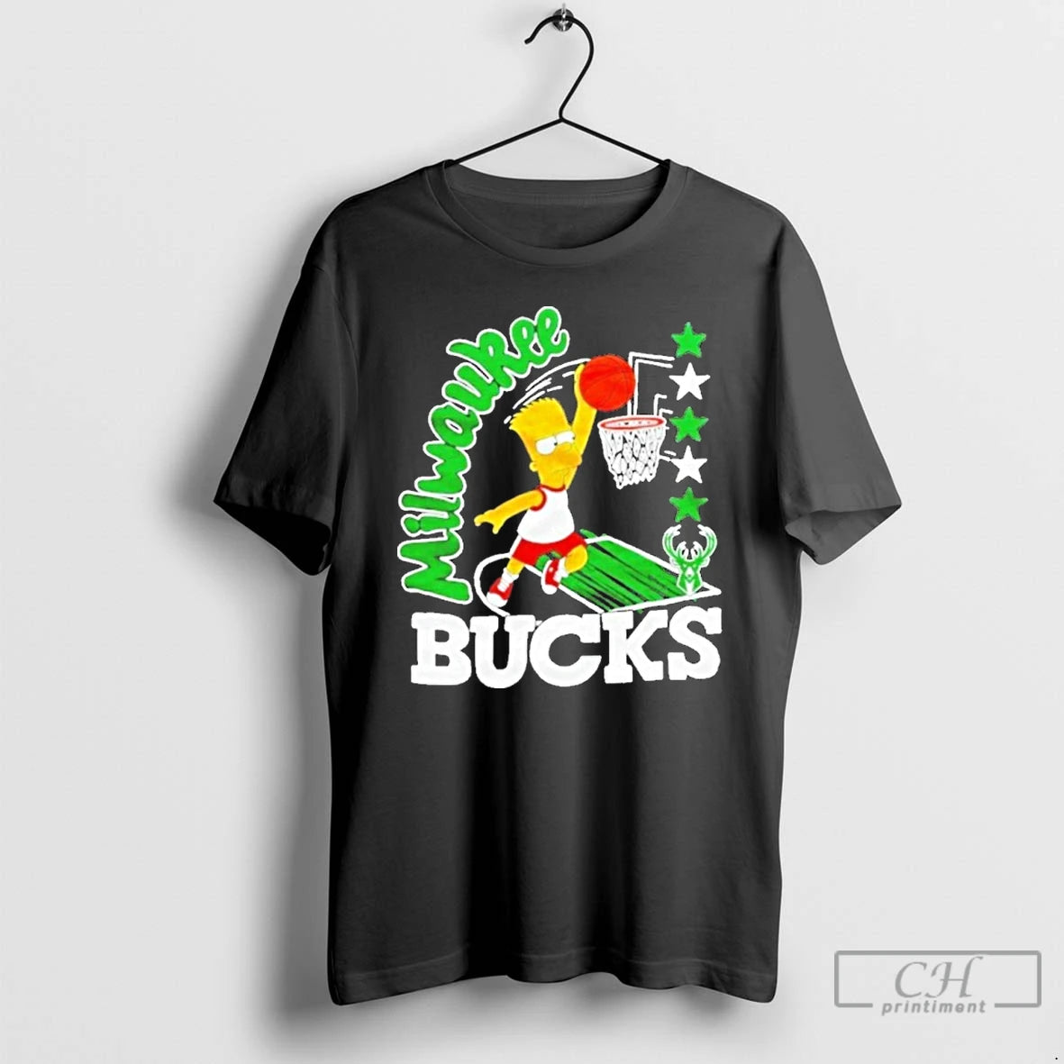 Premium The Bart Simpson X Milwaukee Bucks Nba T-Shirts, Hoodie, Sweatshirt | InkNestWear.com