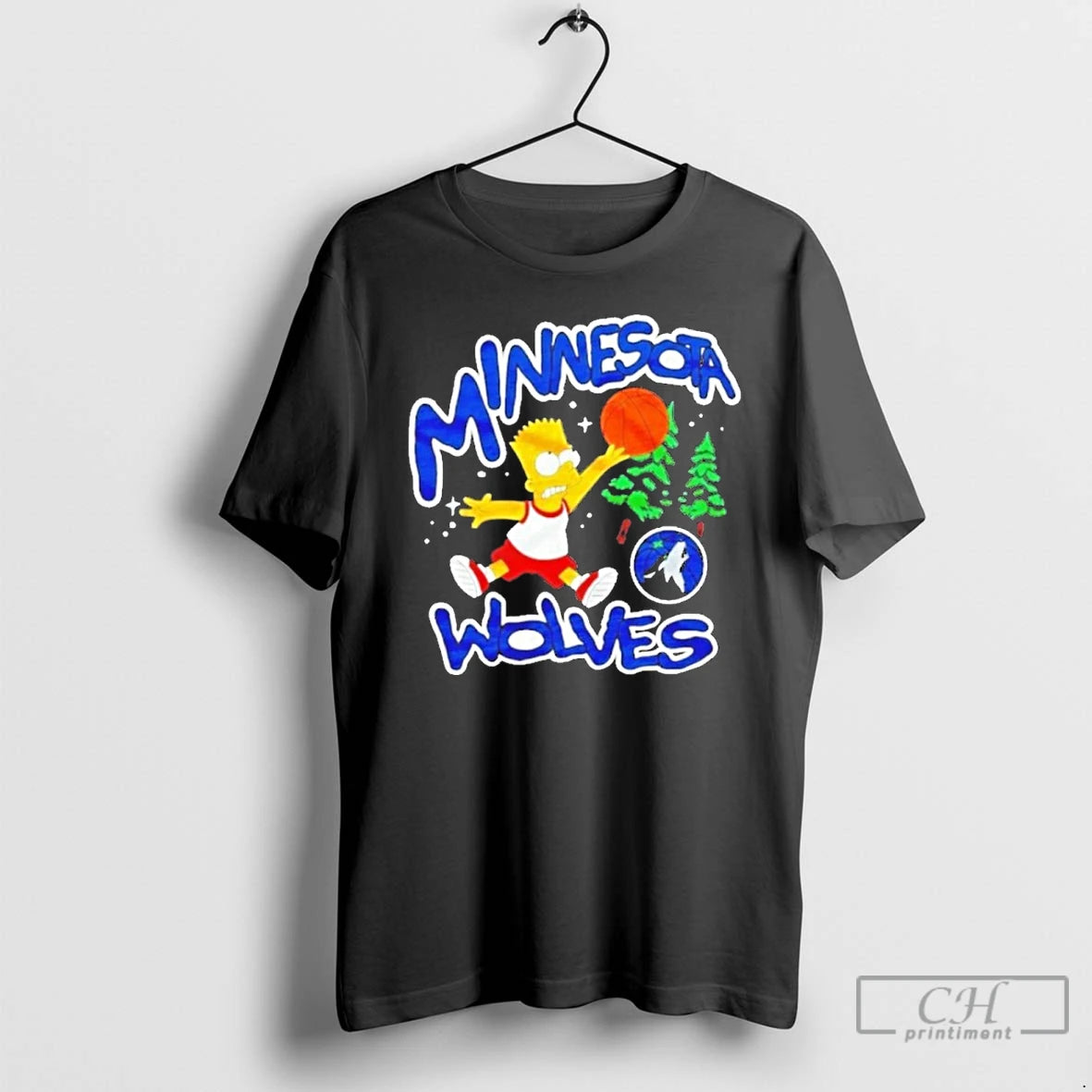Premium The Bart Simpson X Minnesota Timberwolves Nba T-Shirts, Hoodie, Sweatshirt | InkNestWear.com
