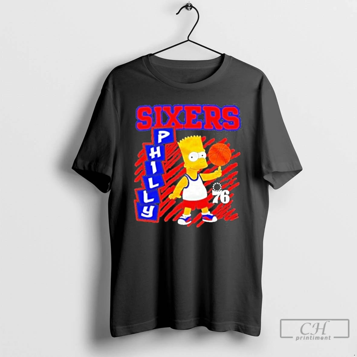 Premium The Bart Simpson X Philadelphia 76ers Nba T-Shirts, Hoodie, Sweatshirt | InkNestWear.com