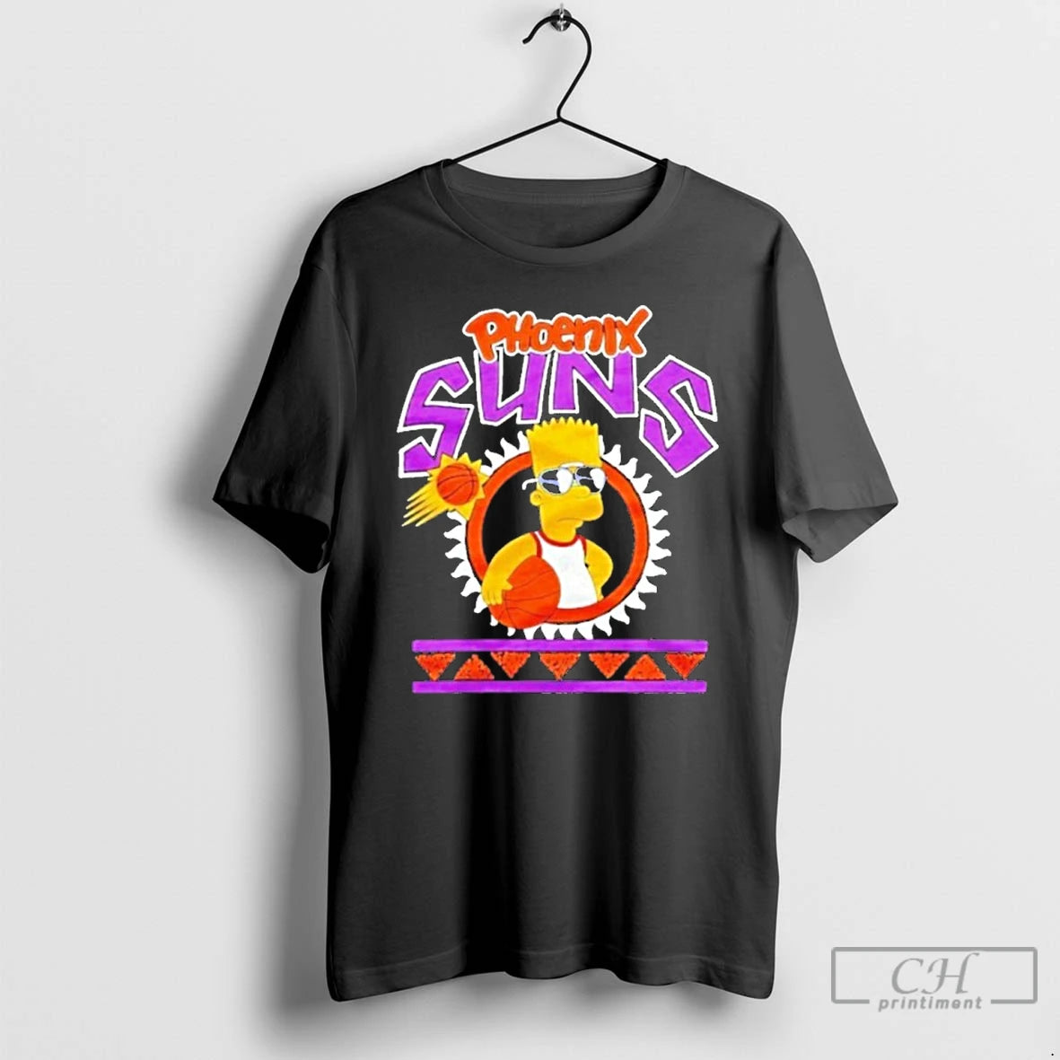 Premium The Bart Simpson X Phoenix Suns Nba T-Shirts, Hoodie, Sweatshirt | InkNestWear.com