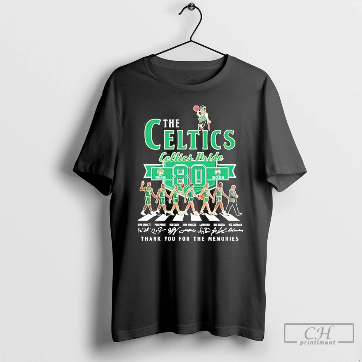 Premium The Boston Celtics Abbey Road 80 Years 1946 2026 T Shirts Hoodie, Sweatshirt | InkNestWear.com