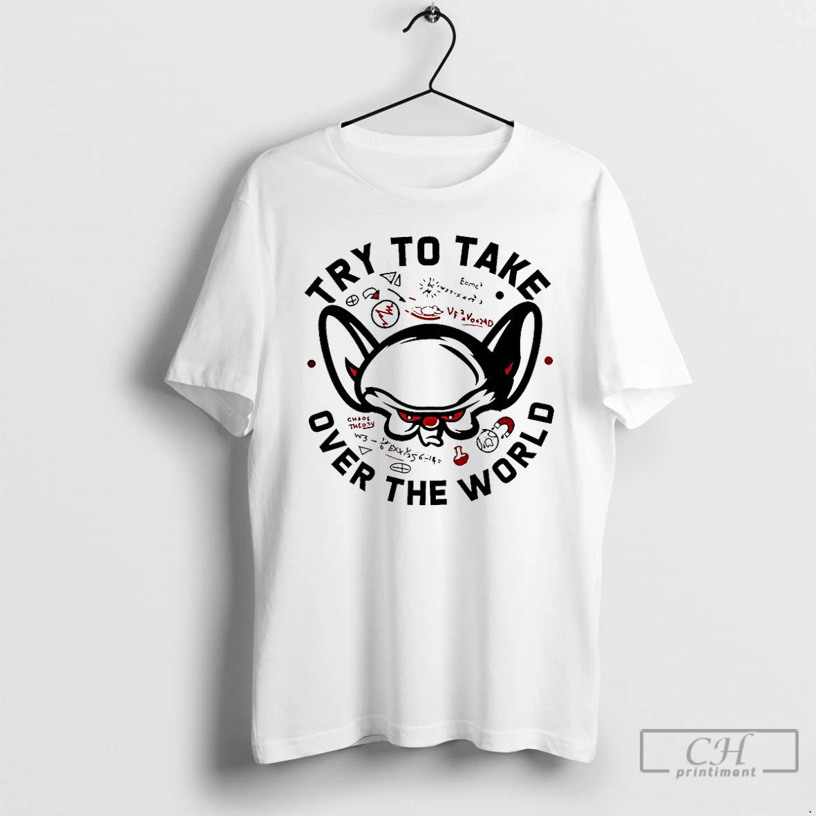 Premium The Brain Cartoon Try To Take Over The World T-Shirts, Hoodie, Sweatshirt | InkNestWear.com