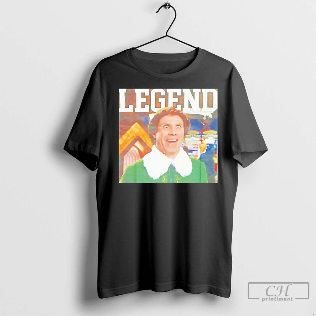 Premium The Buddy The Elf Legend Christmas 2025 T-Shirts, Hoodie, Sweatshirt | InkNestWear.com