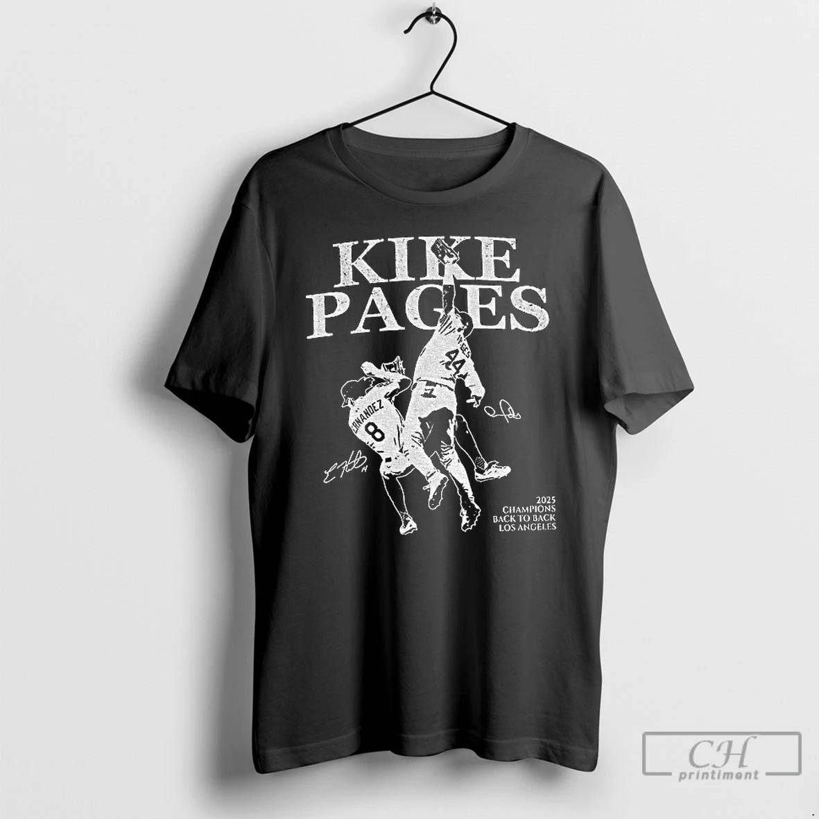 Premium The Catch Los Angeles Champs Baseball Kike Pages Signature 2025 Champions Back To Back T-Shirts, Hoodie, Sweatshirt