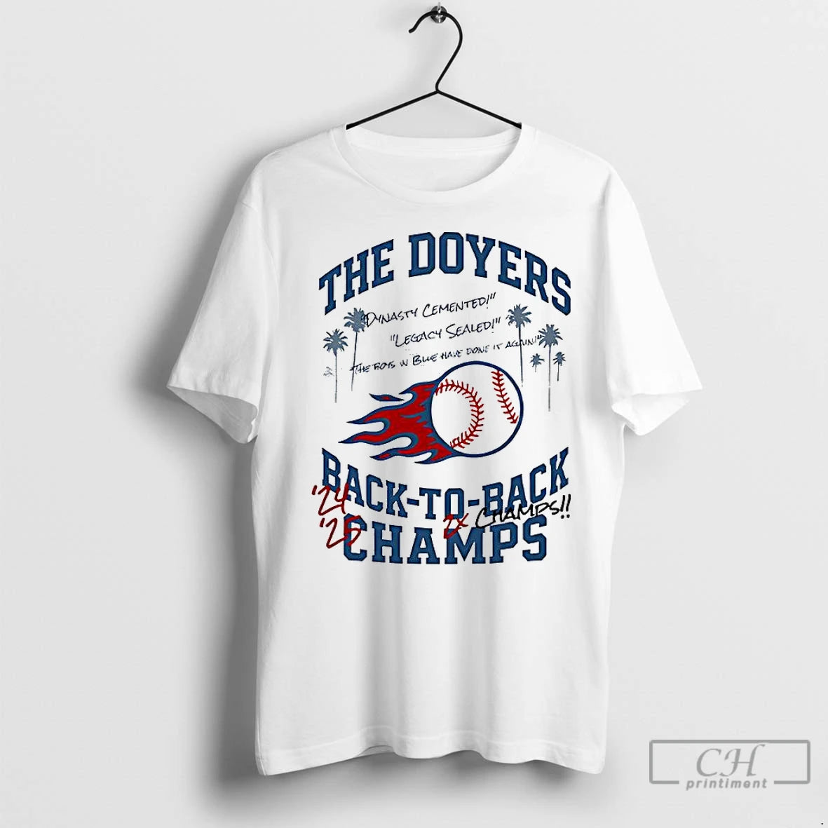 Premium The Doyers Back To Back World Series Champions 2025 Dynasty Cemented T-Shirts, Hoodie, Sweatshirt | InkNestWear.com