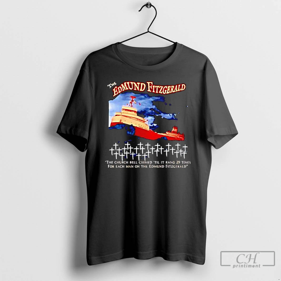 Premium The Edmund Fitzgerald Song Of The Bell T Shirts Hoodie, Sweatshirt | InkNestWear.com