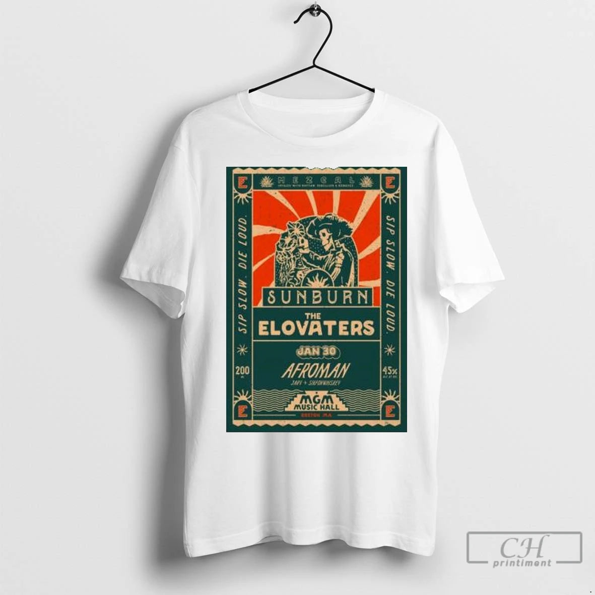 Premium The Elovaters Mgm Music Hall Boston Ma Jan 30 2026 Circle White T-Shirts, Hoodie, Sweatshirt | InkNestWear.com