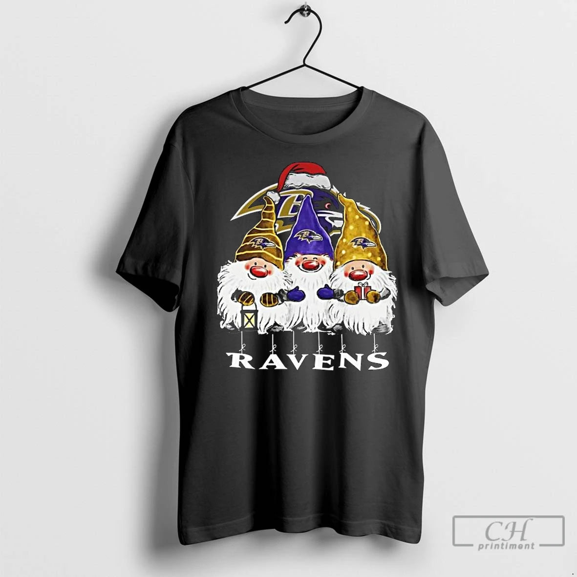Premium The Gnomes X Baltimore Ravens Merry Christmas 2025 Long Sleve T-Shirts, Hoodie, Sweatshirt | InkNestWear.com