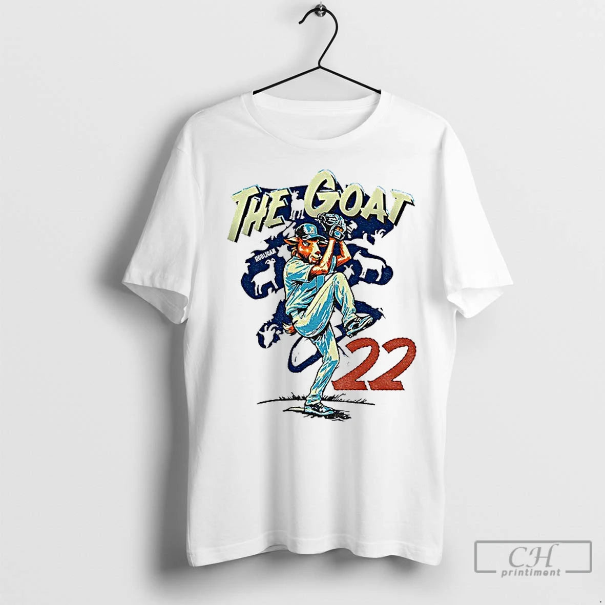Premium The Goat Clayton Kershaw 22 Los Angeles Dodgers Mlb Baseball World Series 2025 T-Shirts, Hoodie, Sweatshirt