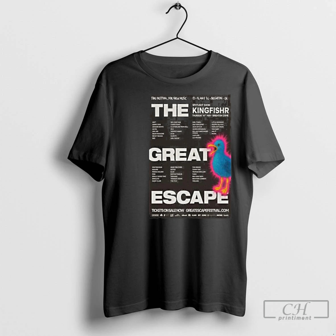 Great Escape Festival May 13 16 2026 Brighton Uk Circle Black T-Shirts, Hoodie, Sweatshirt