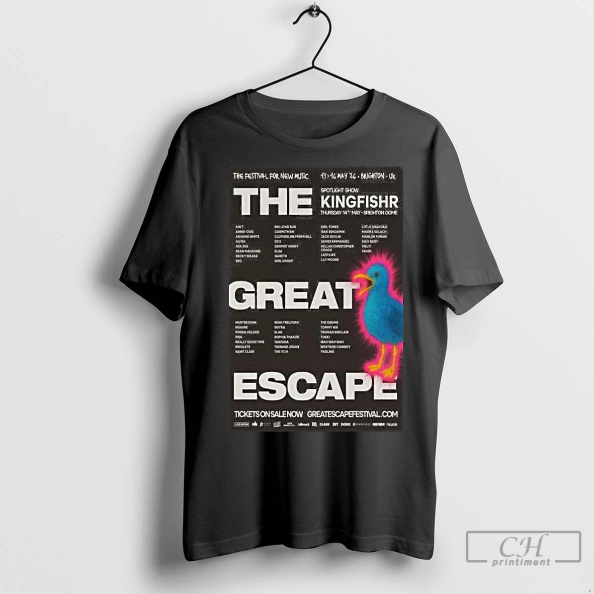 Premium The Great Escape Festival May 13 16 2026 Brighton Uk Long Sleve T-Shirts, Hoodie, Sweatshirt | InkNestWear.com