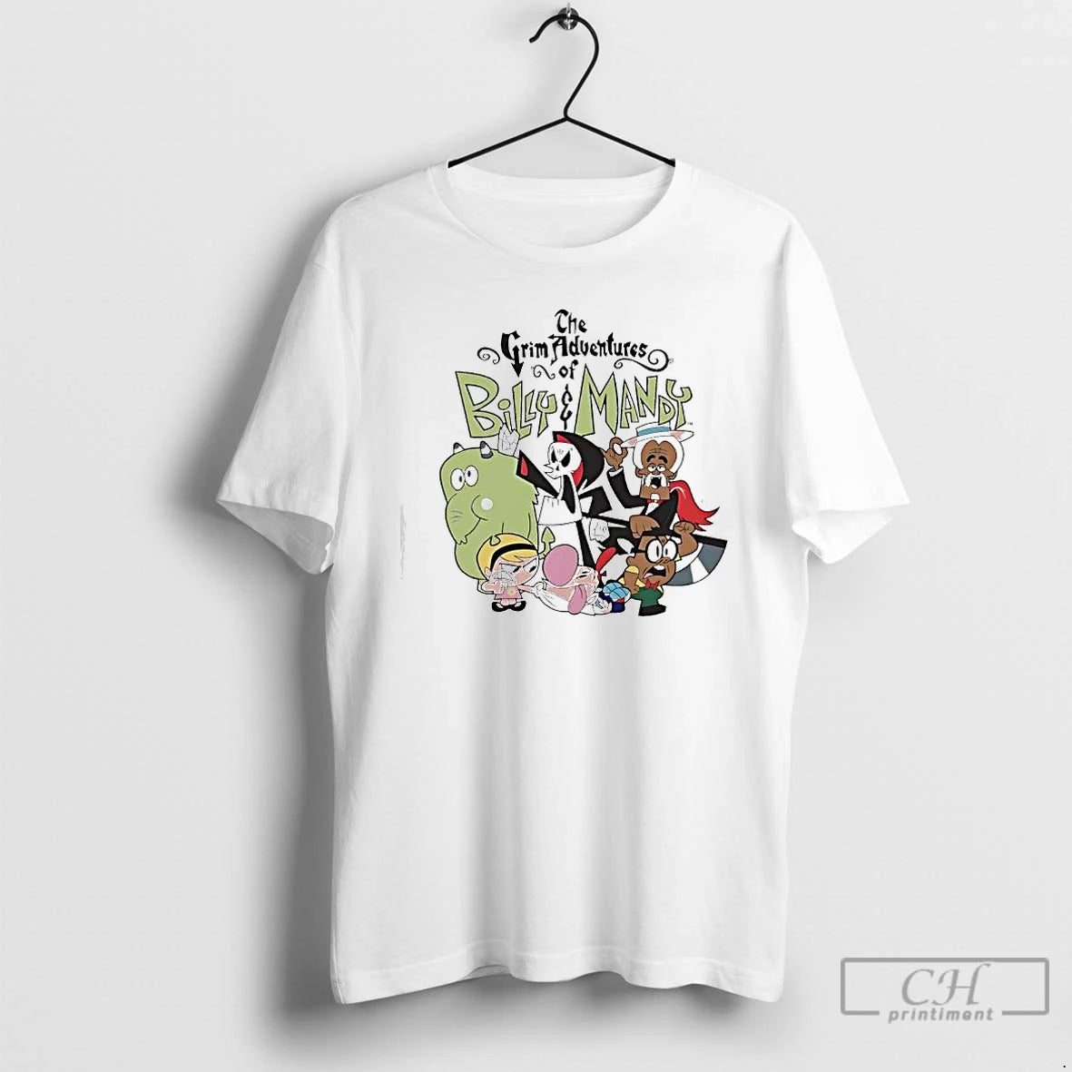 Premium The Grim Adventures Of Billy Mandy Characters T-Shirts, Hoodie, Sweatshirt | InkNestWear.com