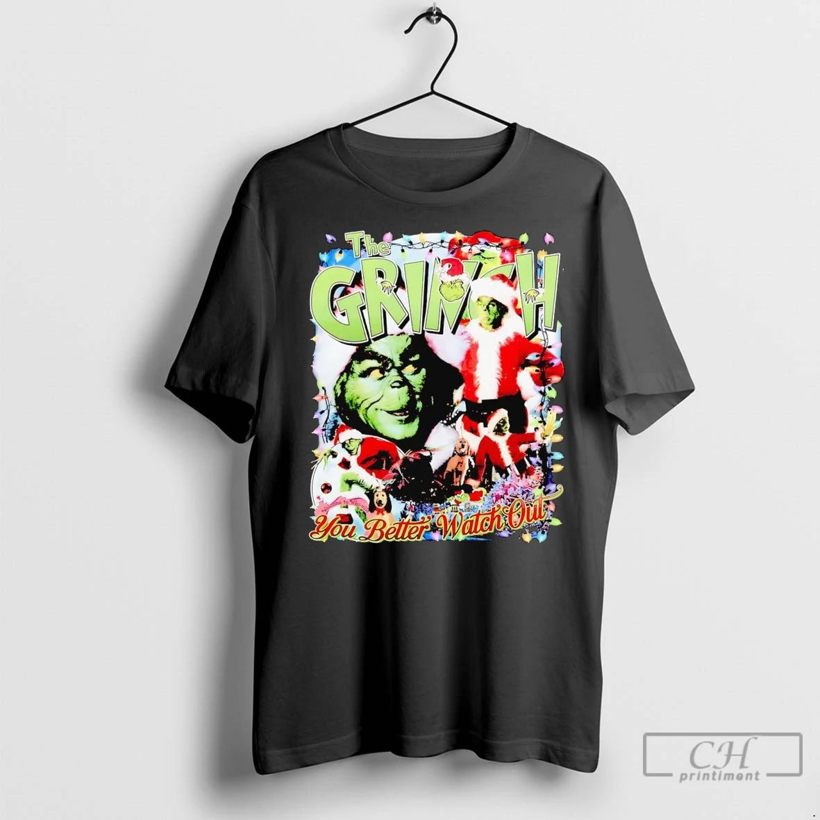 Premium The Grinch You Better Watch Out Christmas 2 Sided T-Shirts, Hoodie, Sweatshirt | InkNestWear.com