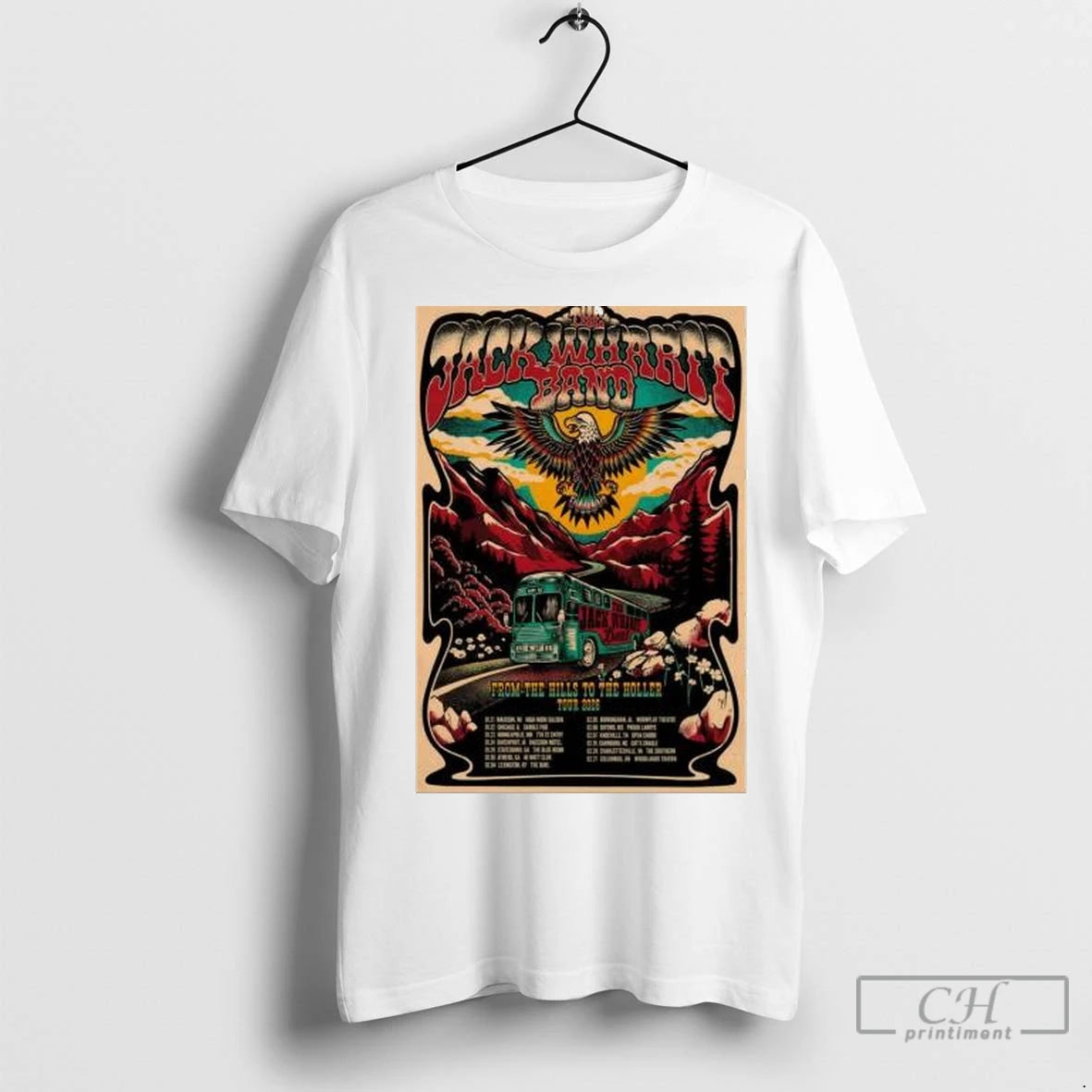 Premium The Jack Wharff Band From The Hills To The Holler Tour 2026 Circle White T-Shirts, Hoodie, Sweatshirt