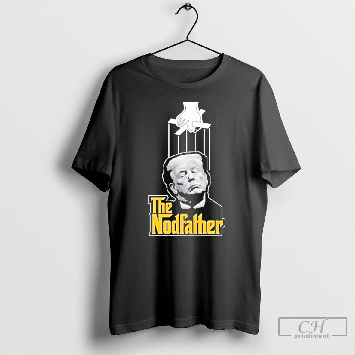 Premium The Nodfather Trump Sleeping Funny T Shirts Hoodie, Sweatshirt | InkNestWear.com