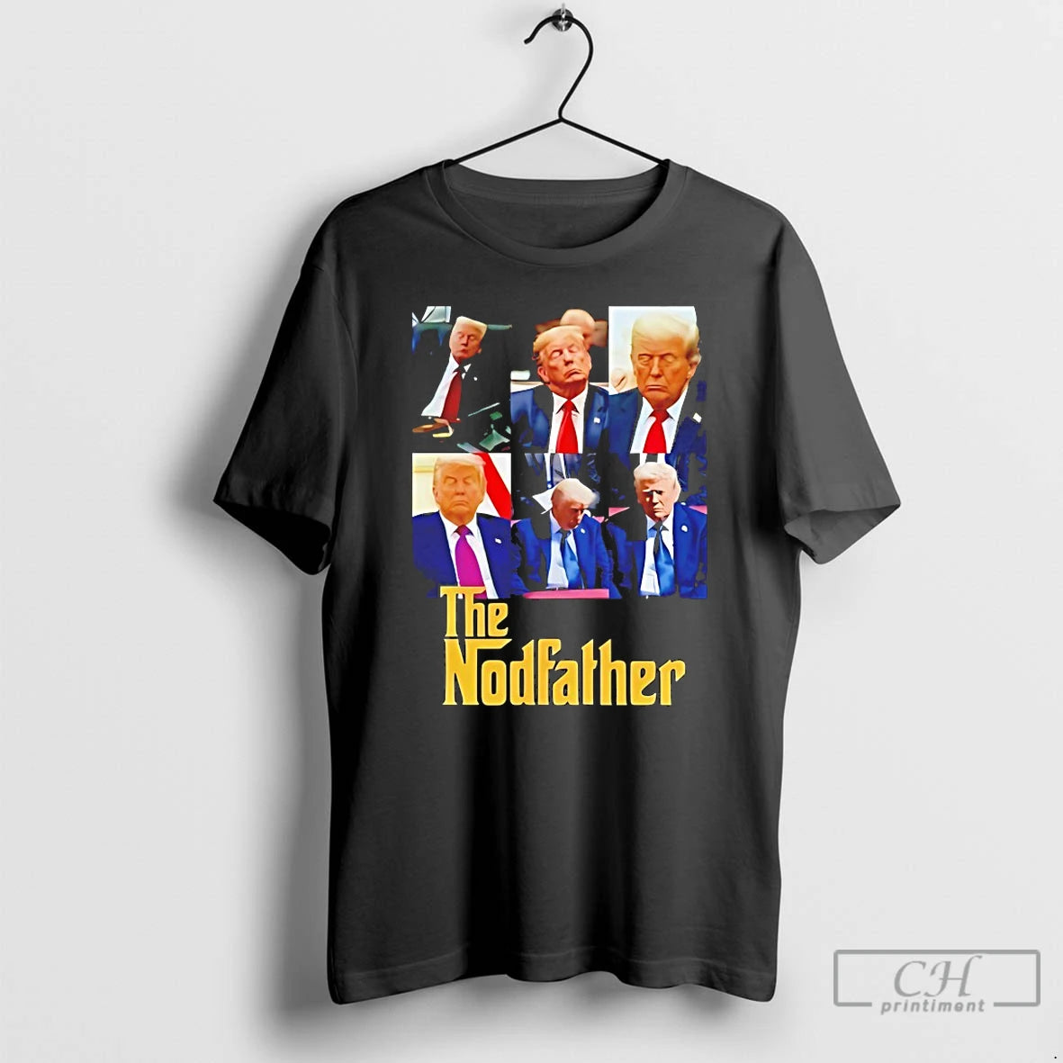 Premium The Nodfather Trump Sleeping T Shirts Hoodie, Sweatshirt | InkNestWear.com