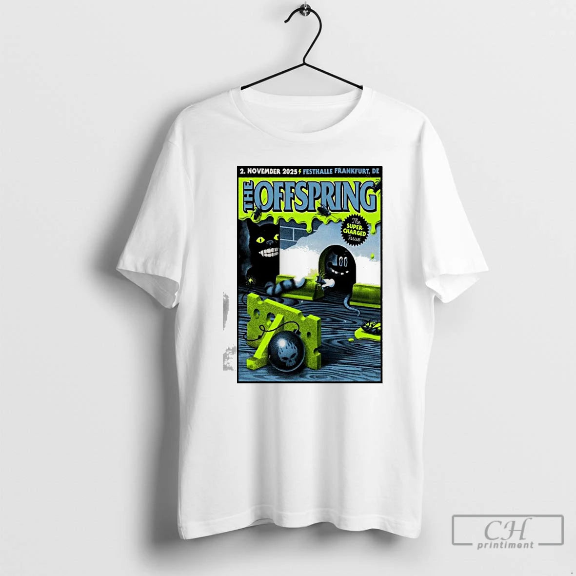 Premium The Offspring Festhalle Frankfurt De Nov 2 2025 T Shirts Hoodie, Sweatshirt | InkNestWear.com