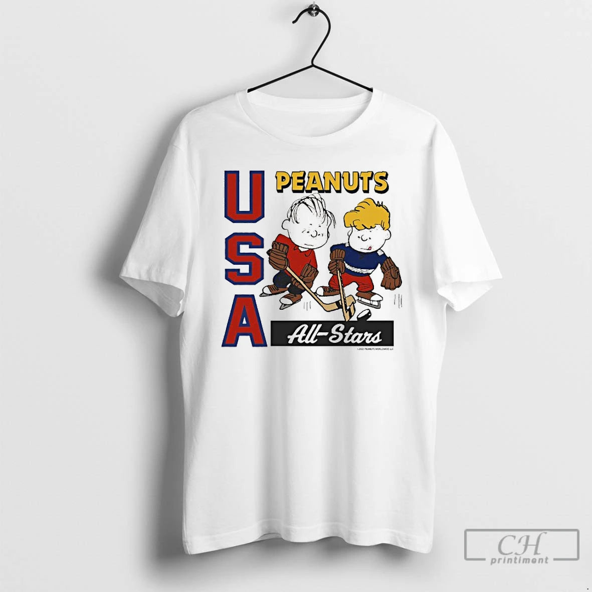 Premium The Peanuts X Usa Hockey All Stars T-Shirts, Hoodie, Sweatshirt | InkNestWear.com