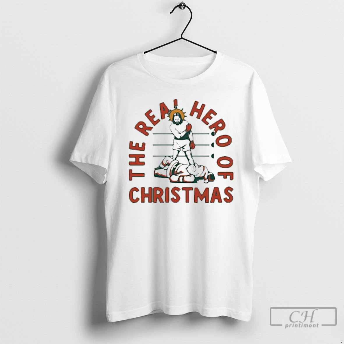 Premium The Real Hero Of Christmas Vintage T Shirts Hoodie, Sweatshirt | InkNestWear.com