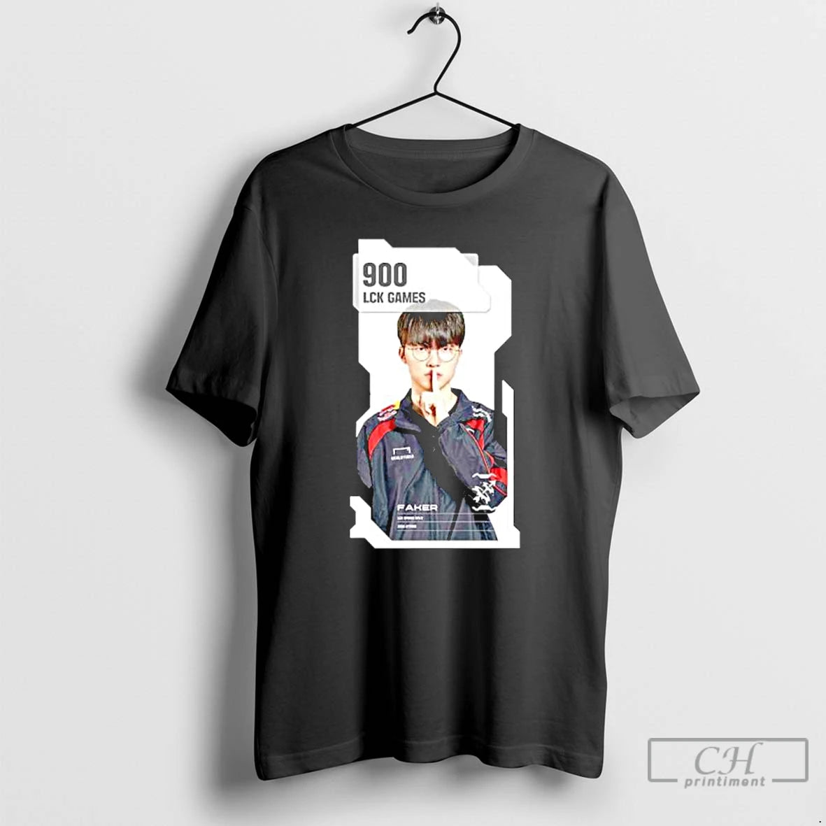 Premium The T1 Faker Close Up The Legend 900 Lck Games T Shirts Hoodie, Sweatshirt | InkNestWear.com