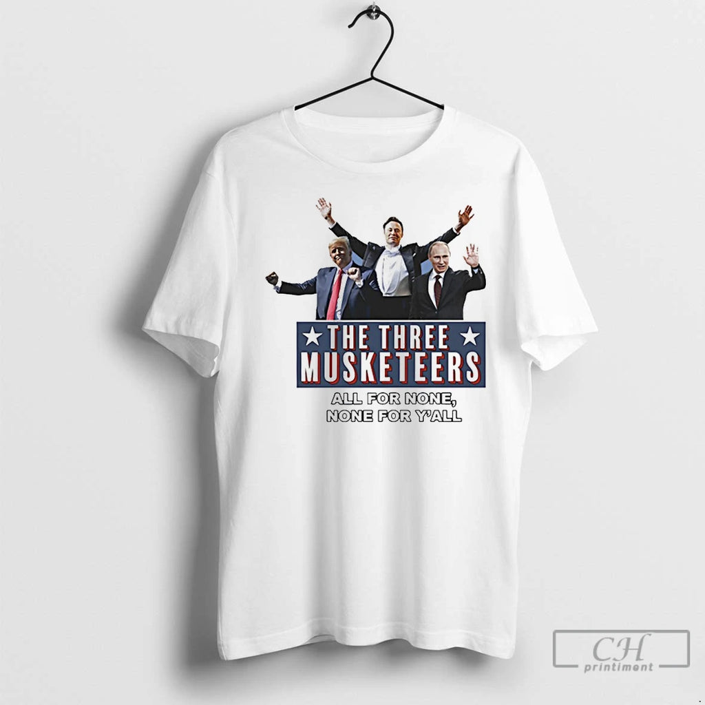 Premium The Three Musketeers All For None None For Yall T-Shirts, Hoodie, Sweatshirt | InkNestWear.com