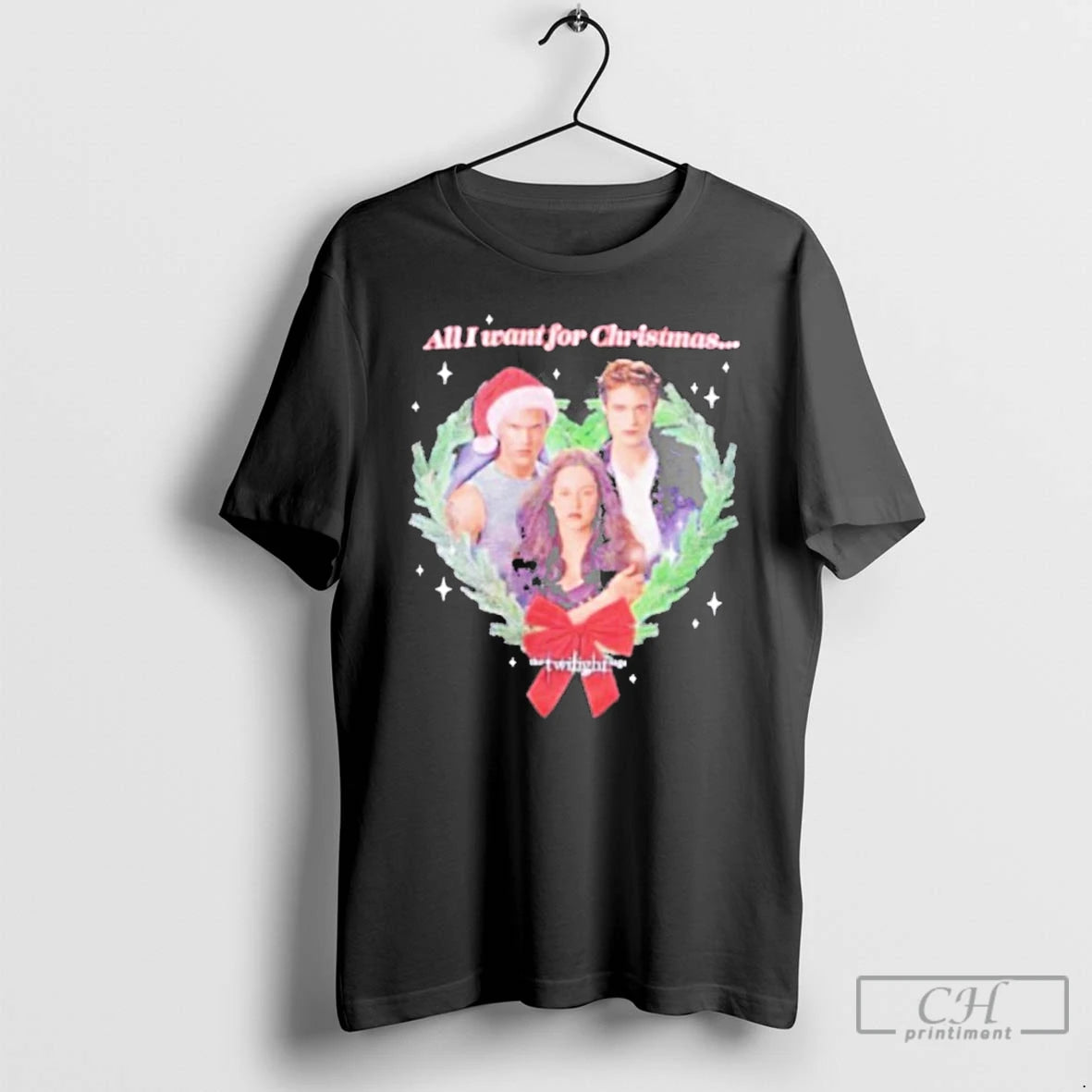 Premium The Twilight Saga All I Want For Christmas T Shirts Hoodie, Sweatshirt | InkNestWear.com