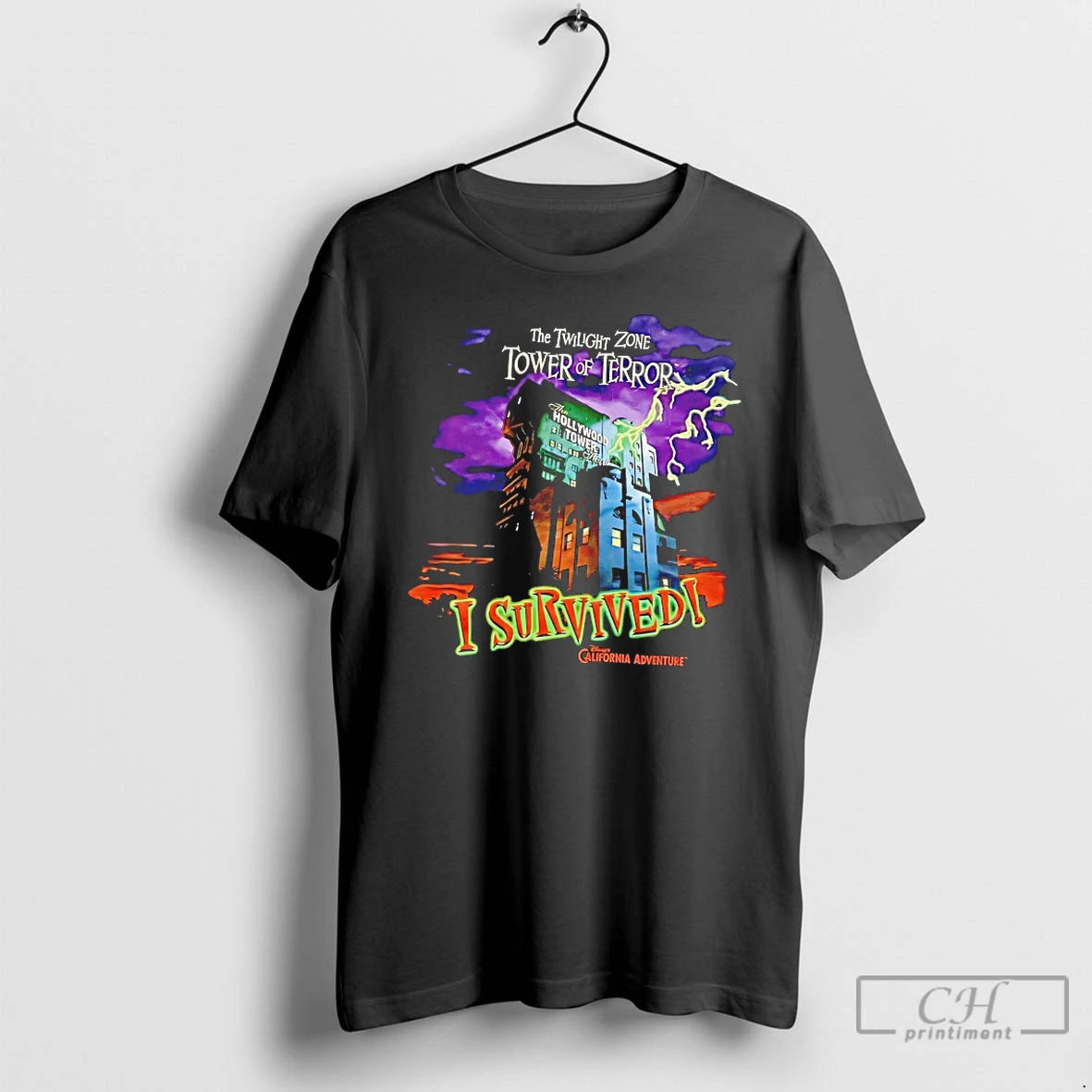 Premium The Twilight Zone Tower Of Terror I Survived T-Shirts, Hoodie, Sweatshirt | InkNestWear.com