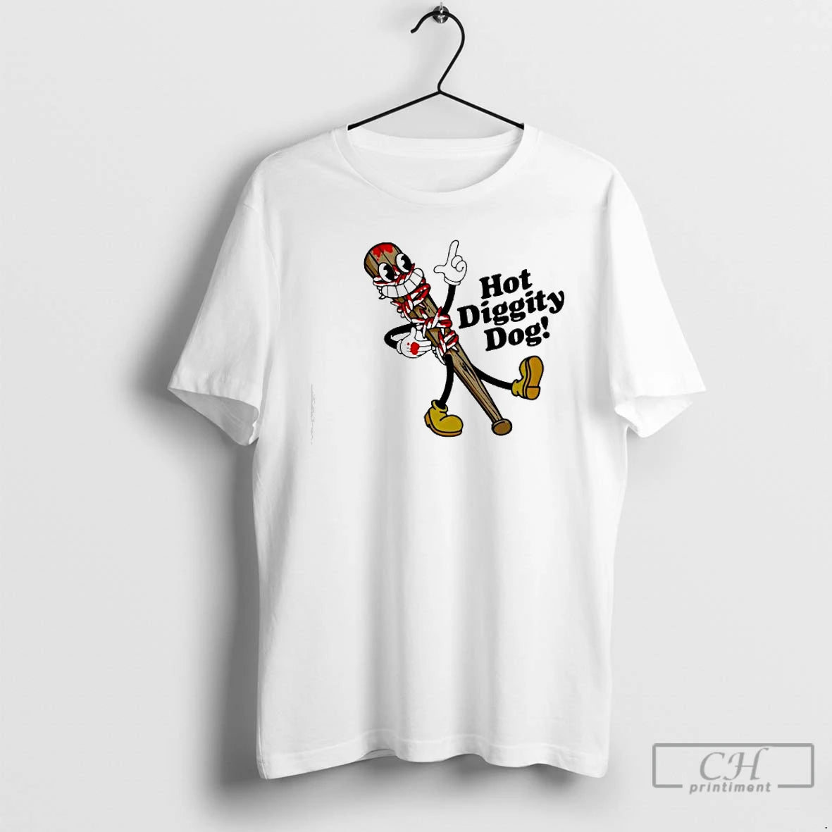 Premium The Walking Dead Raglan 15th Anniversary Hot Diggity Dog T Shirts Hoodie, Sweatshirt | InkNestWear.com