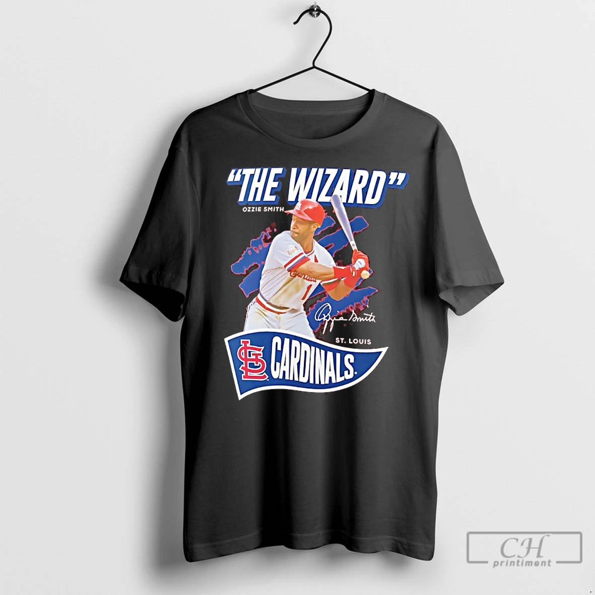 Premium The Wizard Ozzie Smith St Louis Cardinals Player Nickname Signatue T-Shirts, Hoodie, Sweatshirt | InkNestWear.com