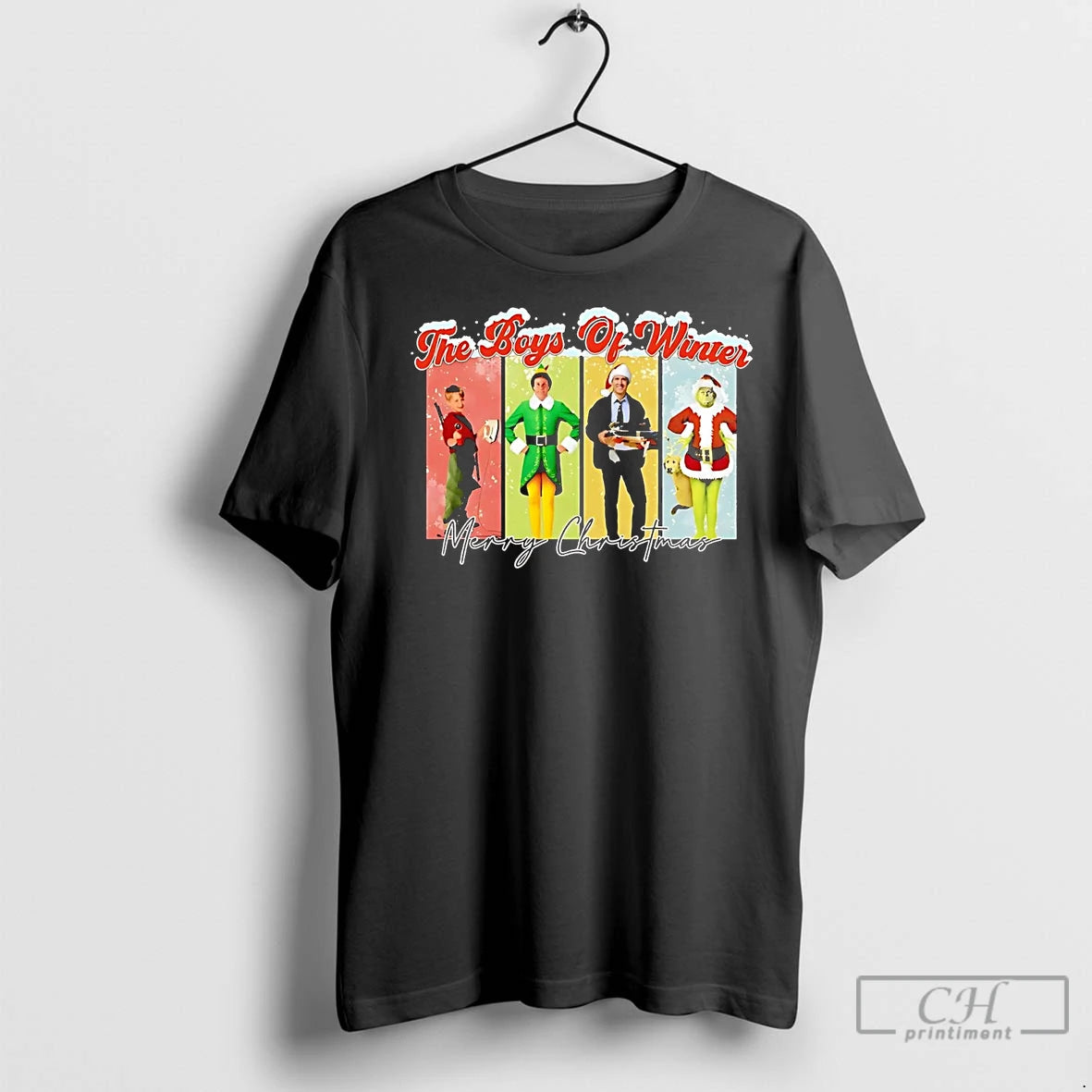 Premium The Boys Of Winter Kevin Elf Clark Griswold Grinch Merry Christmas T-Shirts, Hoodie, Sweatshirt | InkNestWear.com
