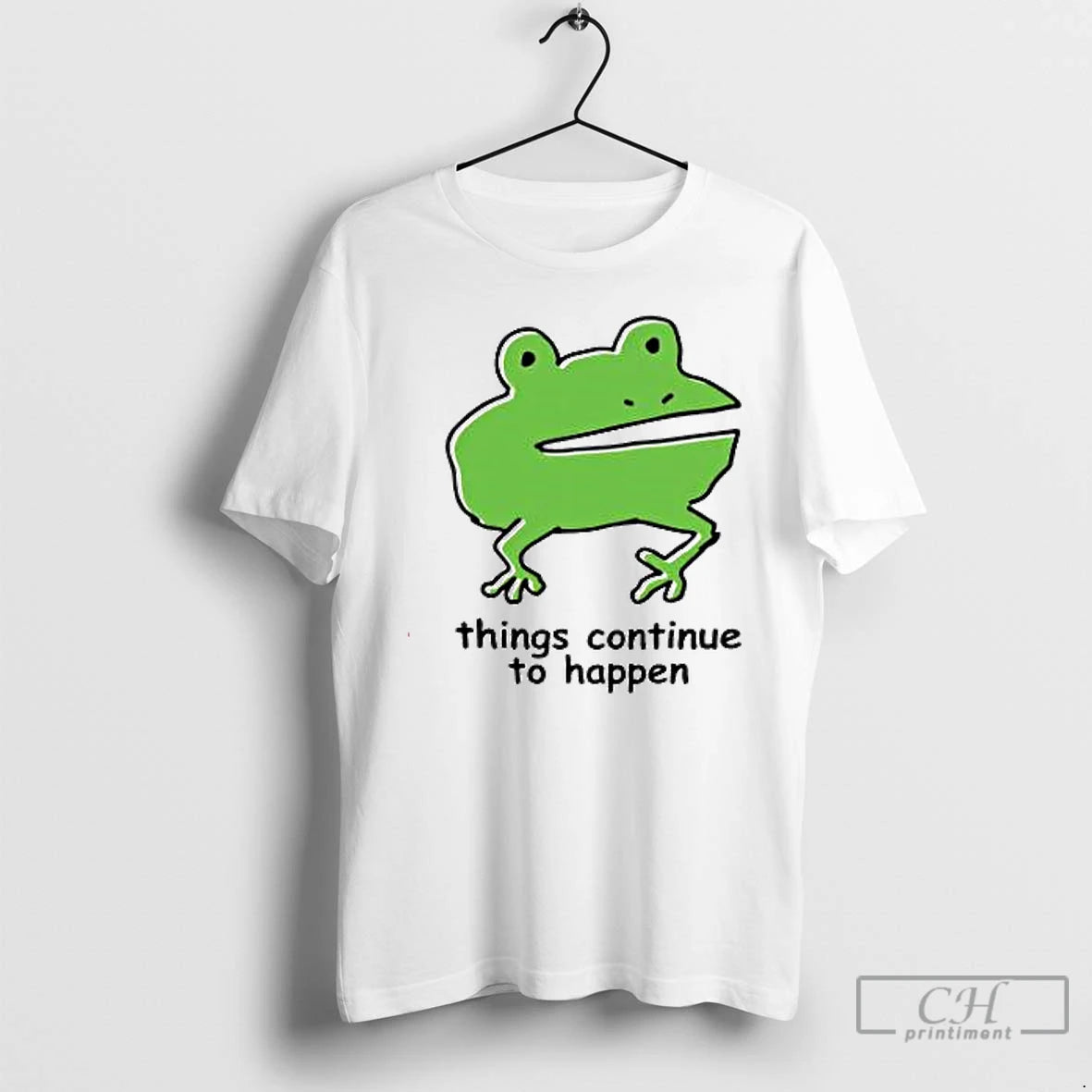 Premium Things Continue To Happen Frog Brat T Shirts Hoodie, Sweatshirt | InkNestWear.com