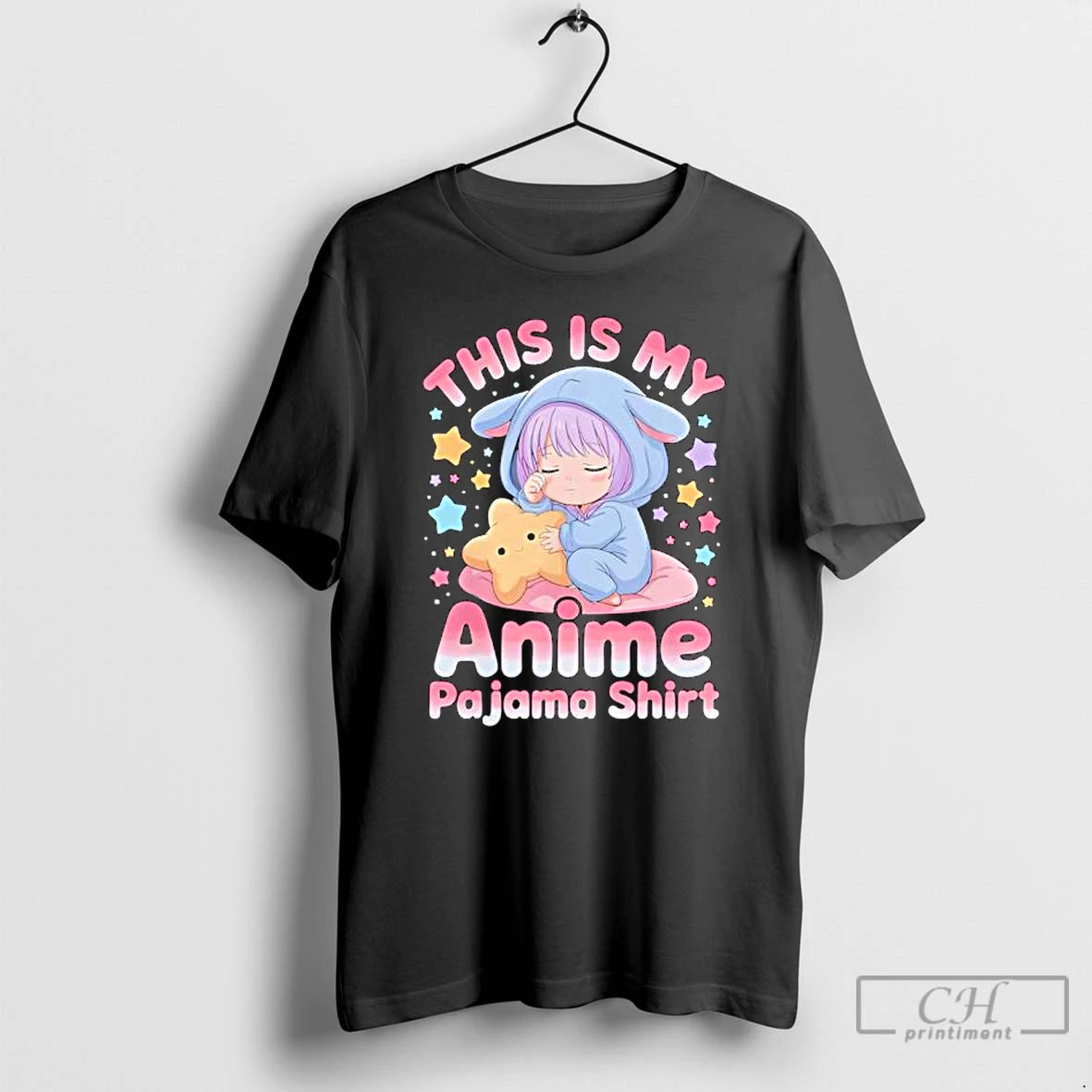 Premium This Is My Anime Pajama Kawaii Cute Sleeping Girl T Shirts Hoodie, Sweatshirt | InkNestWear.com