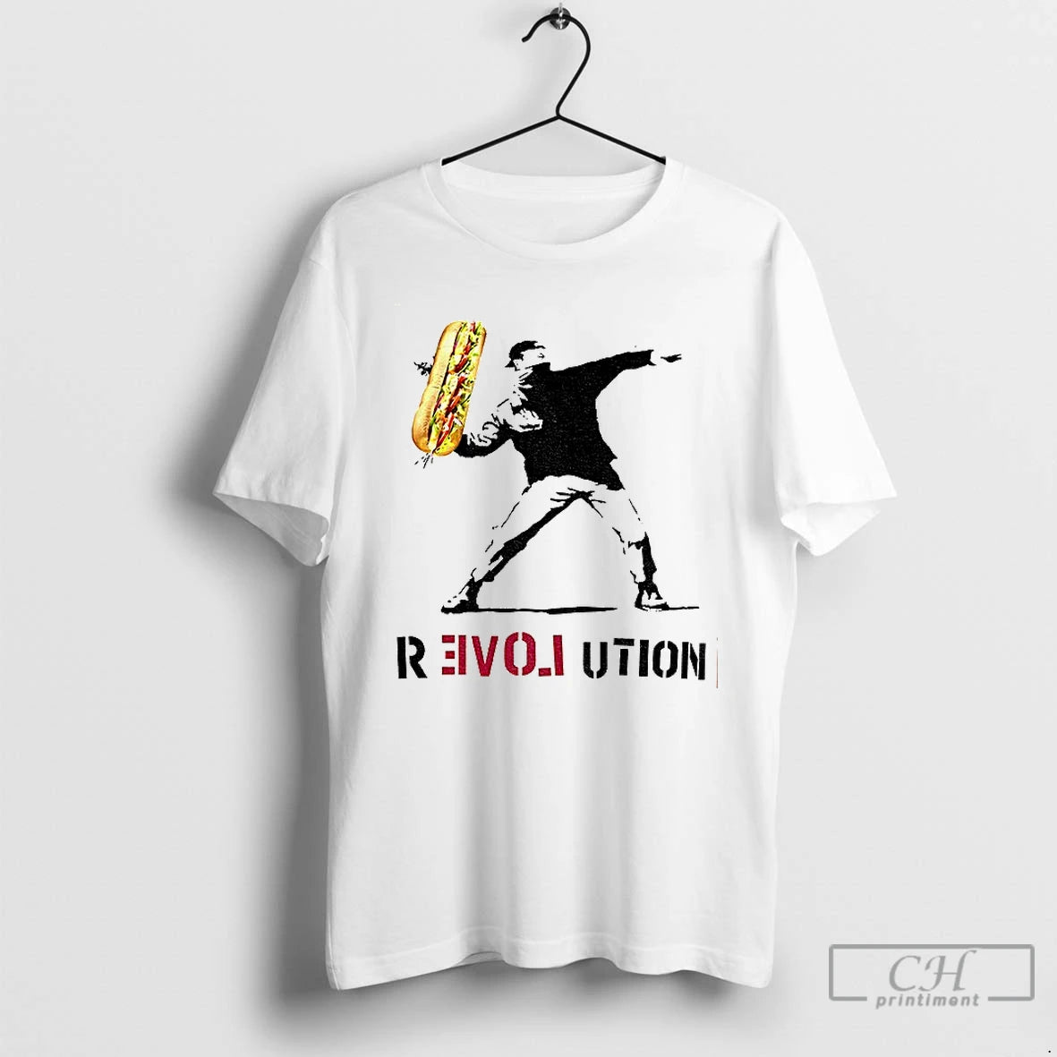Premium Throwing Sandwich Revolution T Shirts Hoodie, Sweatshirt | InkNestWear.com