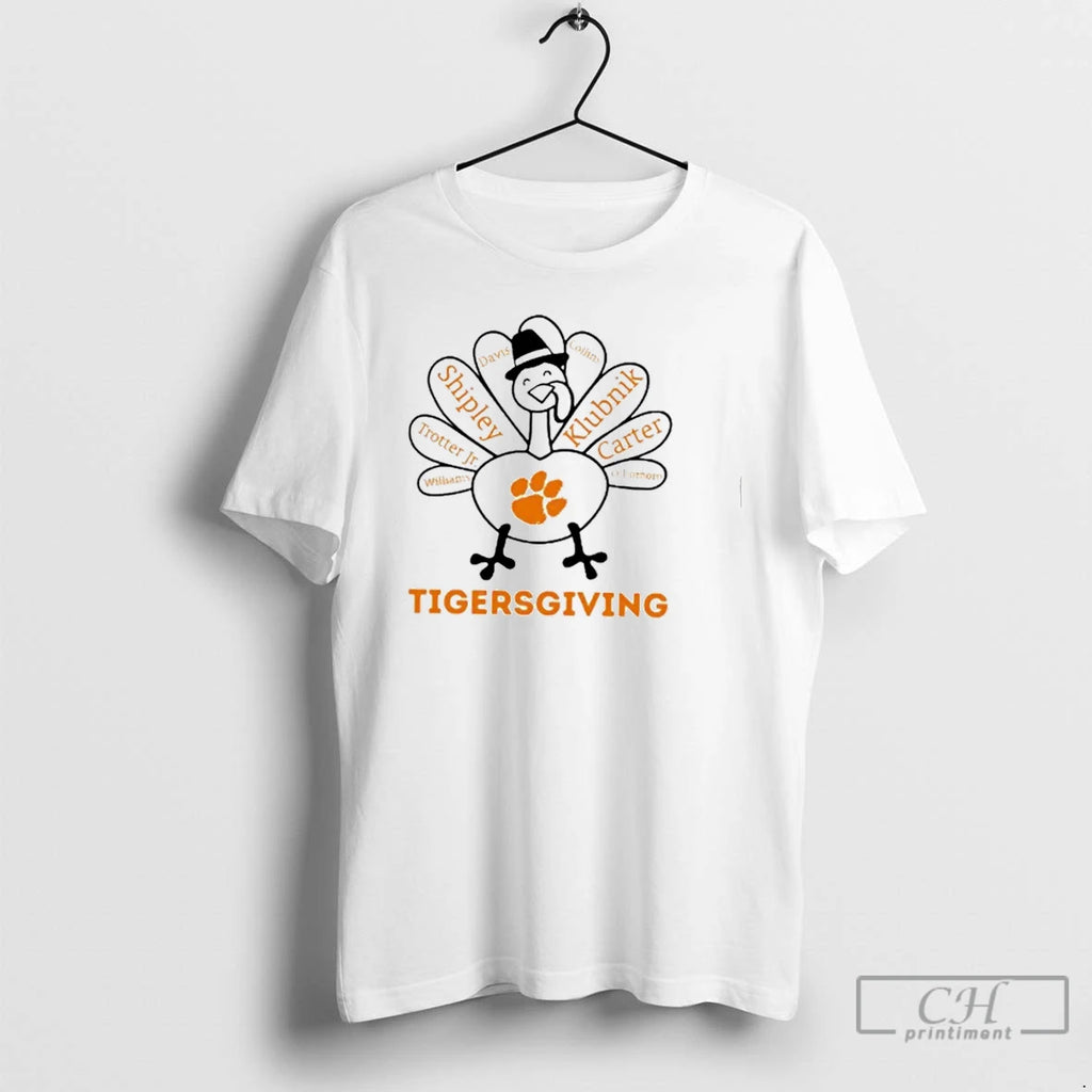 Premium Tigersgiving Clemson Tigers X Thanksgiving T Shirts Hoodie, Sweatshirt | InkNestWear.com