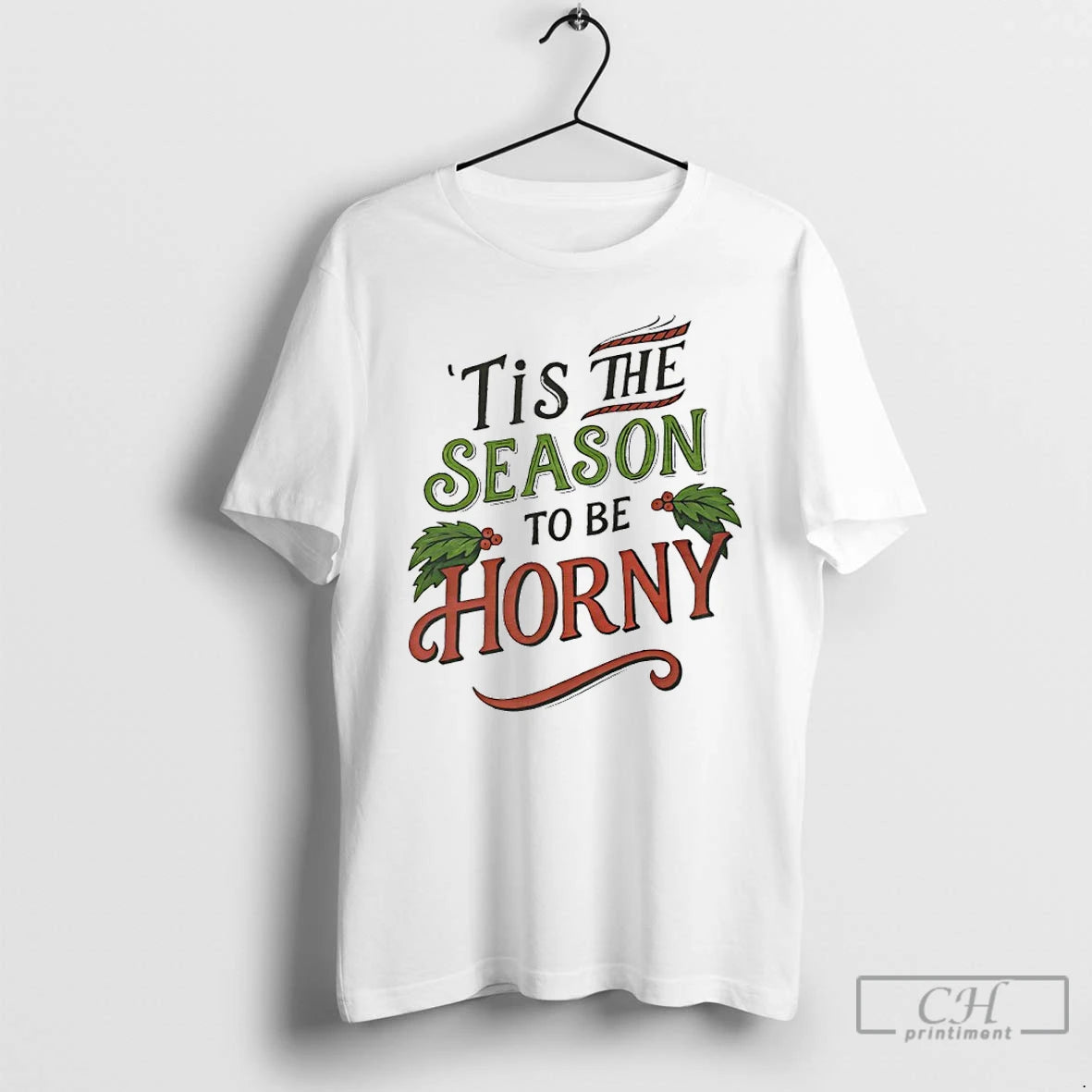 Premium Tis The Season To Horny Christmas Ugly T Shirts Hoodie, Sweatshirt | InkNestWear.com