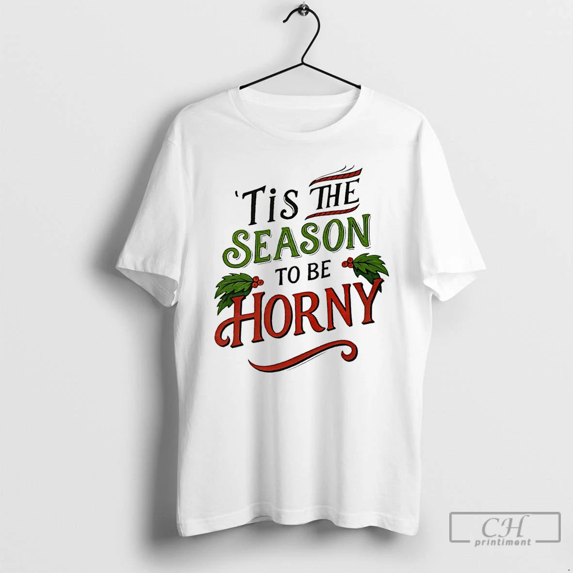 Premium Tis The Season To Be Horny Christmas Ugly T Shirts Hoodie, Sweatshirt | InkNestWear.com