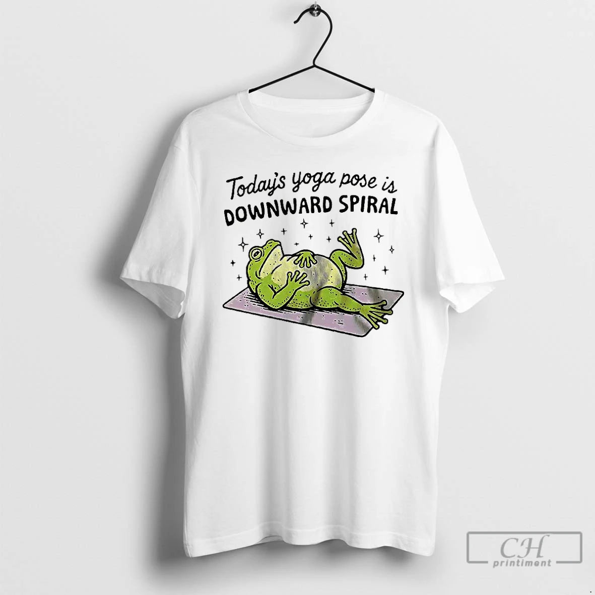 Todays Yoga Pose Is Downward Spiral Frog T-Shirts, Hoodie, Sweatshirt