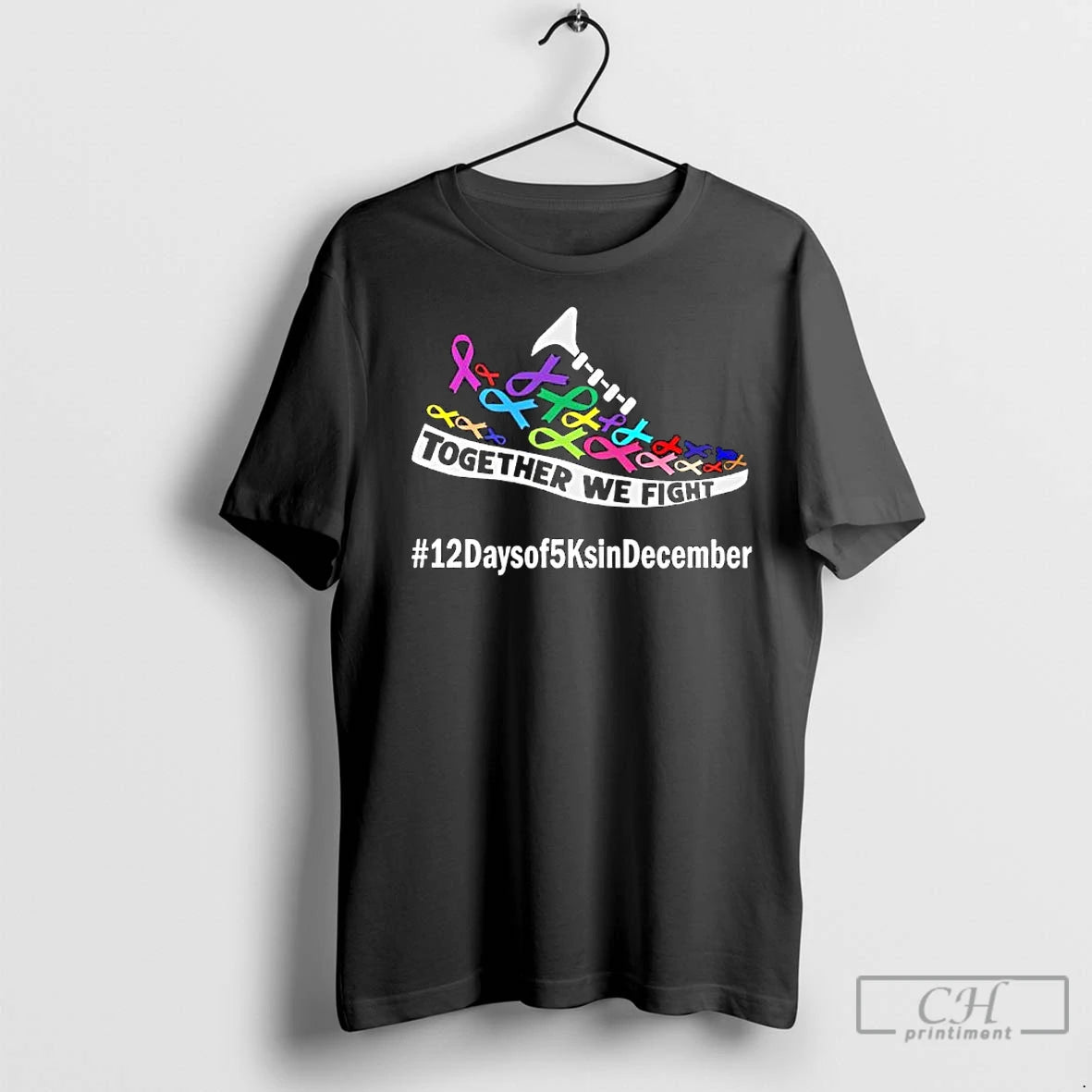 Premium Together We Fight 12 Days Of 5 Ks In December For Acs T-Shirts, Hoodie, Sweatshirt | InkNestWear.com