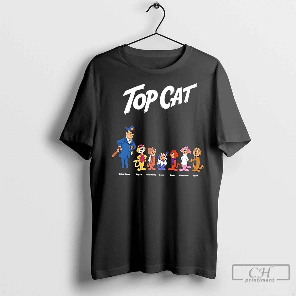 Premium Top Cat 1961 Benny Choo Choo Fancy Brain T-Shirts, Hoodie, Sweatshirt | InkNestWear.com