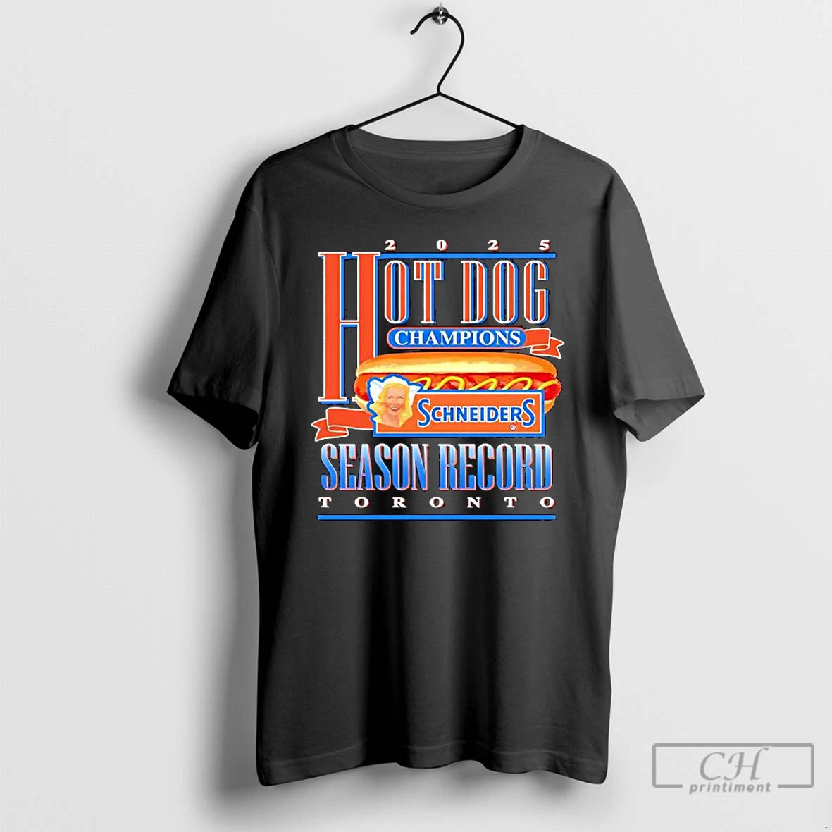 Premium Toronto Blue Jays Hot Dog Champions Season Record 2025 T Shirts Hoodie, Sweatshirt | InkNestWear.com
