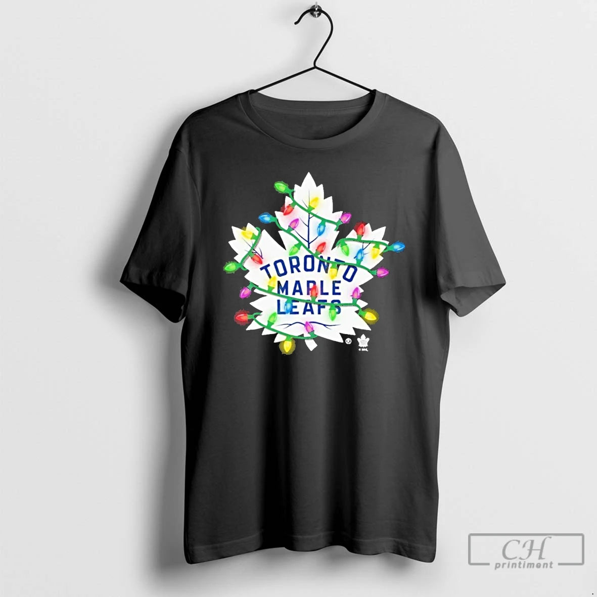 Premium Toronto Maple Leafs Logo Lights Christmas T-Shirts, Hoodie, Sweatshirt | InkNestWear.com