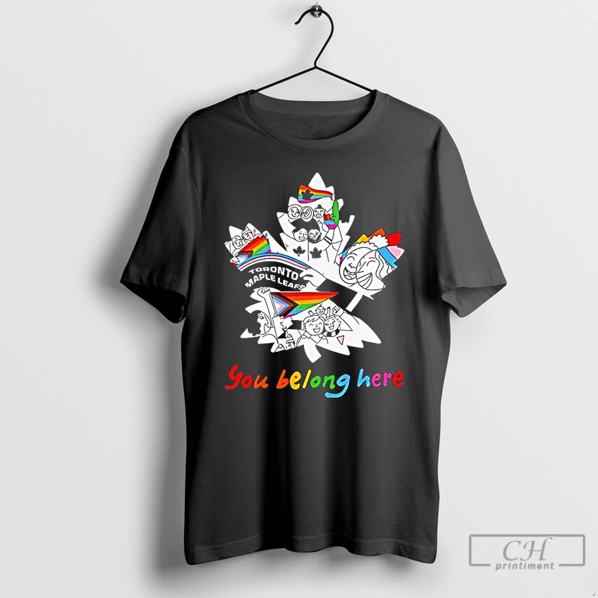 Premium Toronto Maple Leafs Pride You Belong Here T-Shirts, Hoodie, Sweatshirt | InkNestWear.com