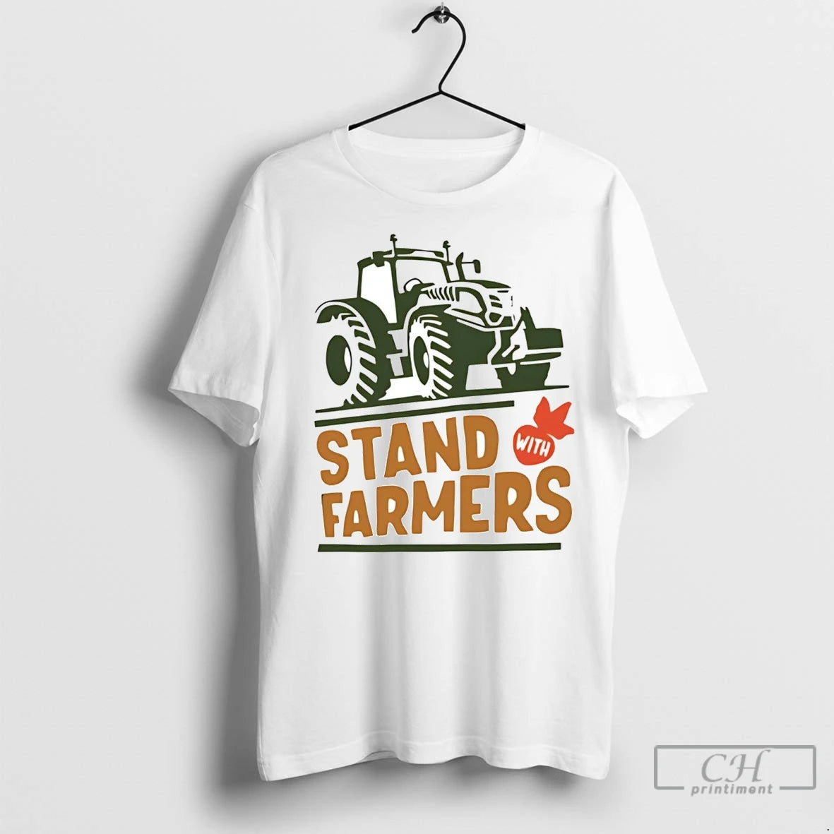 Premium Tractor Stand With Farmers T-Shirts, Hoodie, Sweatshirt | InkNestWear.com