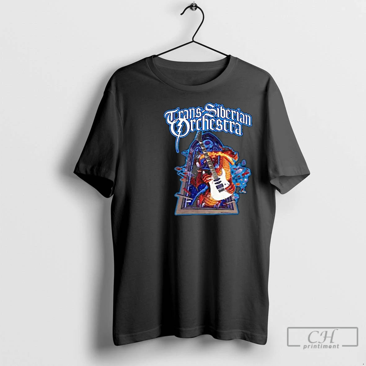Premium Trans Siberian Orchestra Dragon Guitar 2025 Itin Circle Black T-Shirts, Hoodie, Sweatshirt | InkNestWear.com