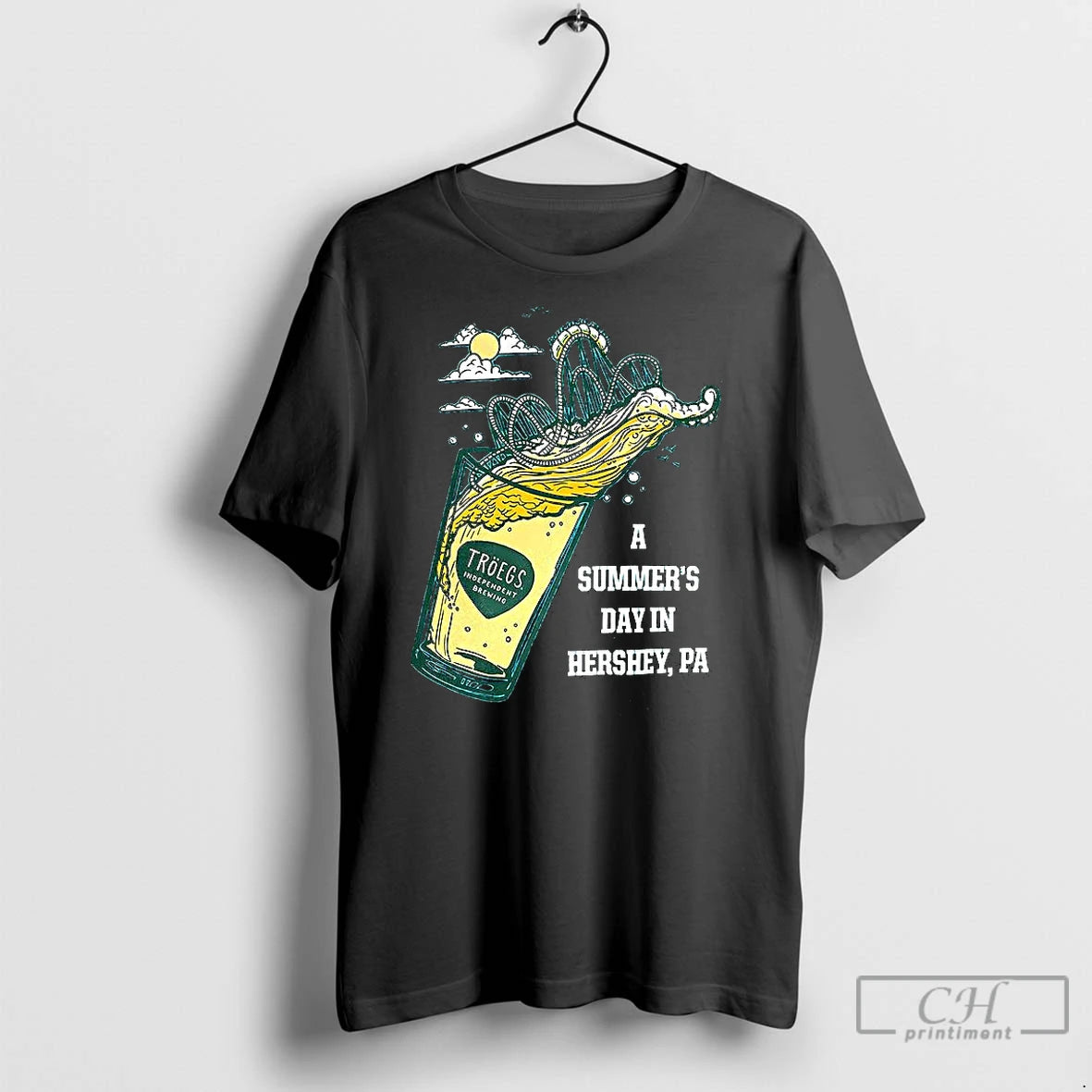 Troegs Independent Brewing Summers Day Hershey Roller Coaster T-Shirts, Hoodie, Sweatshirt